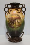 Large English Pottery Vase