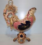 Large Majolica Centerpiece