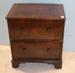 Inlaid Two Drawer Chest