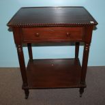 Mahogany One Drawer Stand