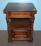 Nineteenth Century Walnut Bedside Table