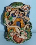 Antique Chinese Ceramic Wall Pocket