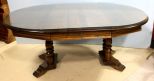 Dining Table with Two Skirted Leaves