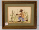 Watercolor Signed Harry Maddox