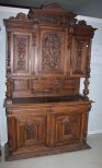 1800's Three Section Court Cupboard