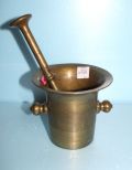 Brass Mortar and Pestle