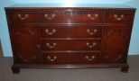 Vintage Mahogany Chippendale Style Buffet