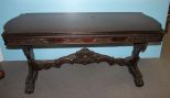 Very Ornate and Fine 1920's Library/ Dining Table