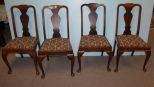Early Twentieth Century Set of Queen Ann Chairs