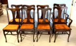 Set of Eight Nineteenth Century Dining Chairs
