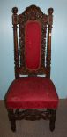 Nineteenth Century Carved Hall Chair