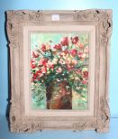 Floral Painting in Frame