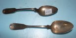 Coin Silver Serving Spoons