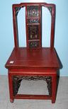 Chinese Red Lacquer Chair
