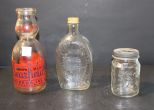 Clearfield Dairy Bottle, Early Hershey's Glass Container, Syrup Bottle