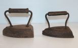 Two Antique Flat Irons