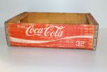 Vintage Wood Painted Coke Crate