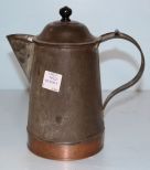 Tin and Copper Teapot