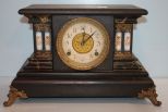 William Gilbert Wood Mantel Clock