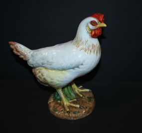 Italian Handpainted Porcelain Hen