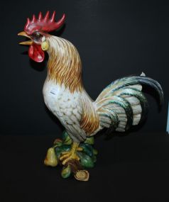 Italian Handpainted Porcelain Rooster