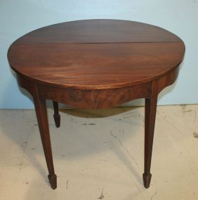 Hepplewhite Style Demi-Lune Table
