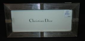 Signed Christian Dior Sterling Frame