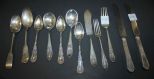 Group of Miscellaneous Sterling and Silverplate Flatware