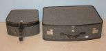 Two Pieces of Tweed Hartman Luggage from Mori's