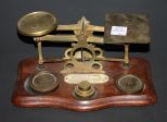 Brass Letter Scale