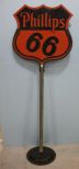 Double Sided Porcelain Phillips 66 Sign