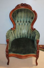 Mahogany Victorian Style Gents Chair