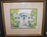 Watercolor of Governor's Mansion