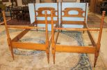 Pair of Early American Twin Beds