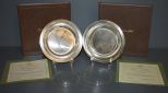 The Franklin Mint 1974 Silver Collector's Sterling Plates