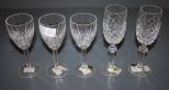 Five Waterford Glasses