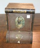Large 19th Century Dated 1880 Tin for Pepper