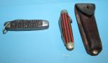 Remington Three Blade Knife with case and other Pocket Knife