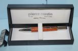 Pierre Cardin New York, Paris Brown Pen in Box