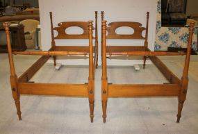 Pair of Maple Twin Beds