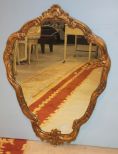 Gold Painted Fancy Mirror