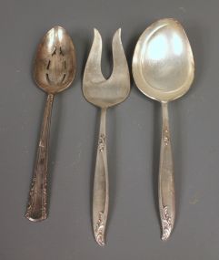 Three Pieces of Holmes and Edwards Silverplate