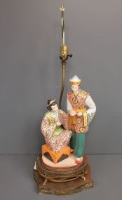 Vintage Ceramic Figural Lamp