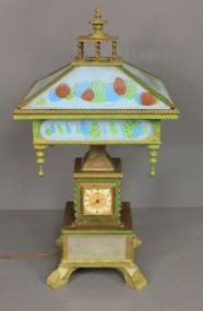 Unusual Early 20th Century Lamp/Clock