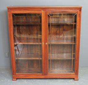 Mahogany Empire Style Bookcase