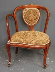 19th Century Mahongany Officers Chair
