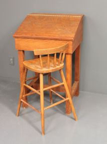 Small Plantation Desk and Chair