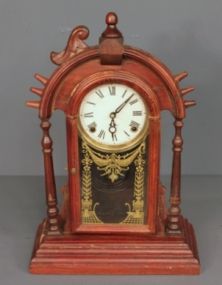 20th Century Seth Thomas Mantel Clock with Arched Front Door