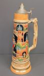 Large Vintage German Beer Stein