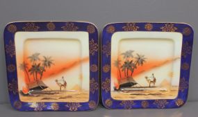 Two Bohemian Square Plates